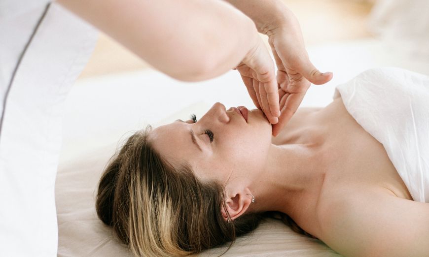 Types of facials at a spa