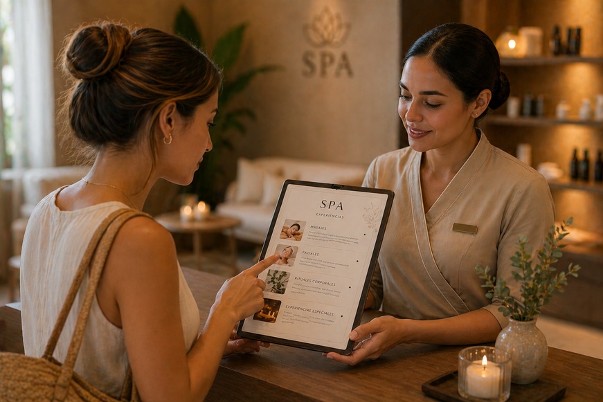 Cómo crear el menú de servicios de un spa rentable
